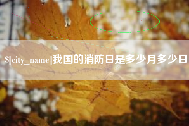 揭阳我国的消防日是多少月多少日