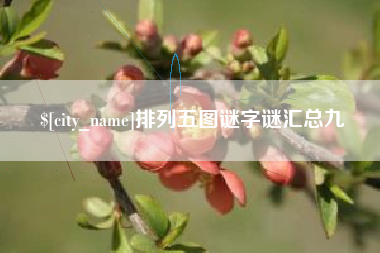 揭阳排列五图谜字谜汇总九