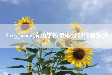 揭阳消防学校录取分数线是多少