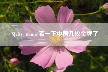 揭阳看一下中国几枚金牌了