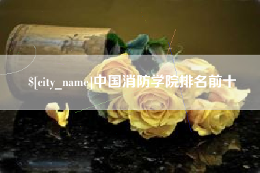 揭阳中国消防学院排名前十
