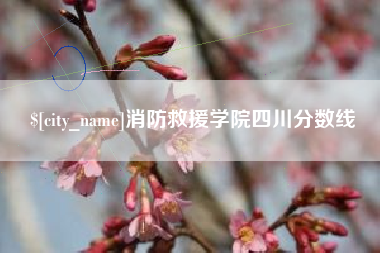 揭阳消防救援学院四川分数线