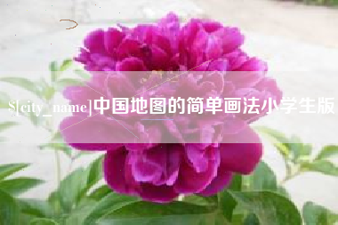 揭阳中国地图的简单画法小学生版