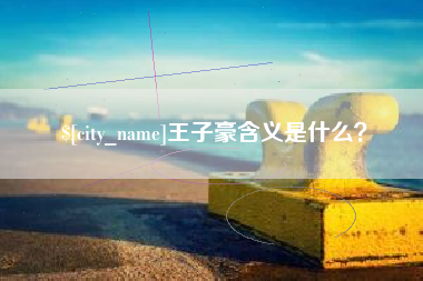 揭阳王子豪含义是什么？