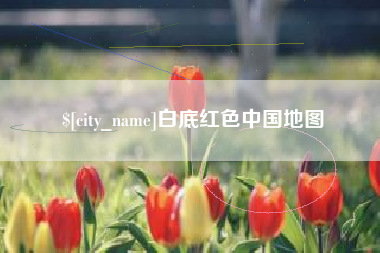 揭阳白底红色中国地图
