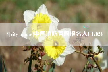 揭阳中国消防官网报名入口2024