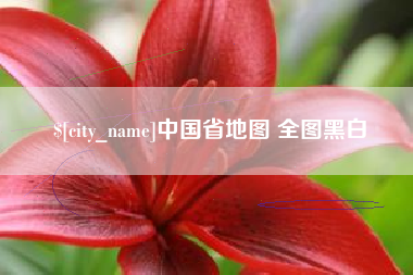 揭阳中国省地图 全图黑白