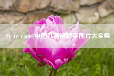 揭阳中国九宫格数字图片大全集