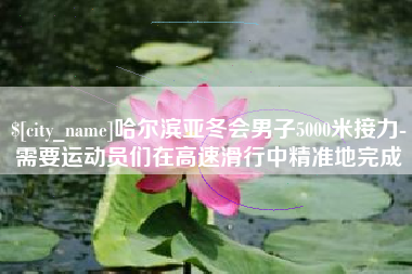 揭阳哈尔滨亚冬会男子5000米接力-需要运动员们在高速滑行中精准地完成