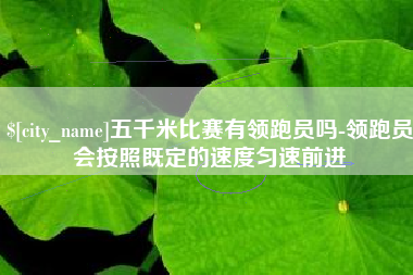 揭阳五千米比赛有领跑员吗-领跑员会按照既定的速度匀速前进