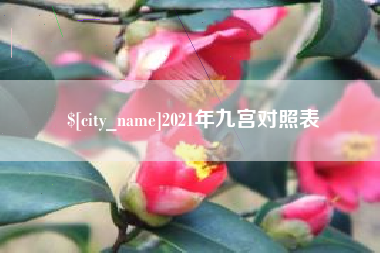 揭阳2021年九宫对照表