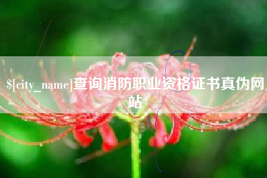 揭阳查询消防职业资格证书真伪网站