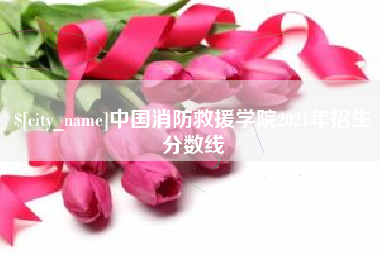 揭阳中国消防救援学院2021年招生分数线