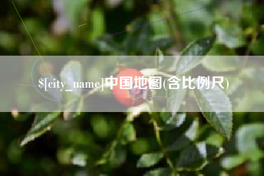 揭阳中国地图(含比例尺)