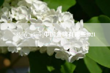 揭阳中国金牌有哪些2021