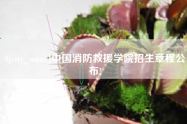 揭阳中国消防救援学院招生章程公布!